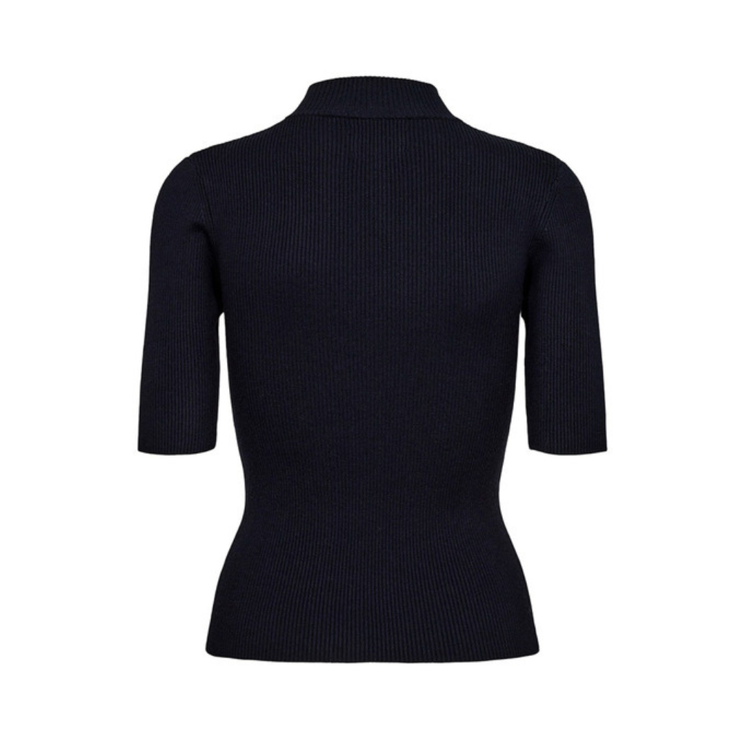 NÜMPH || NUBIA SS PULLOVER CROPPED Caviar