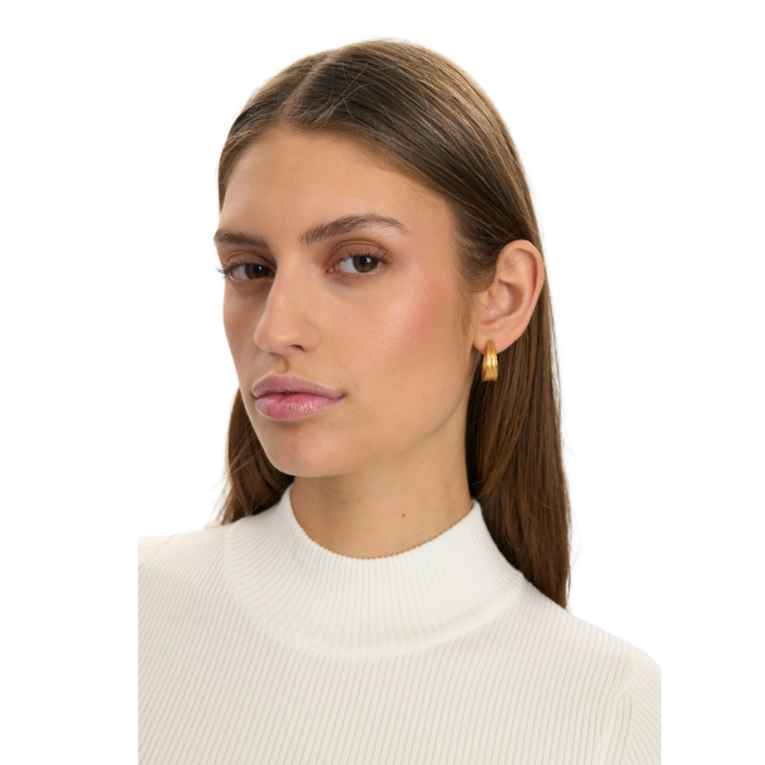 NÜMPH || NUBIA SS PULLOVER CROPPED Cloud Dancer