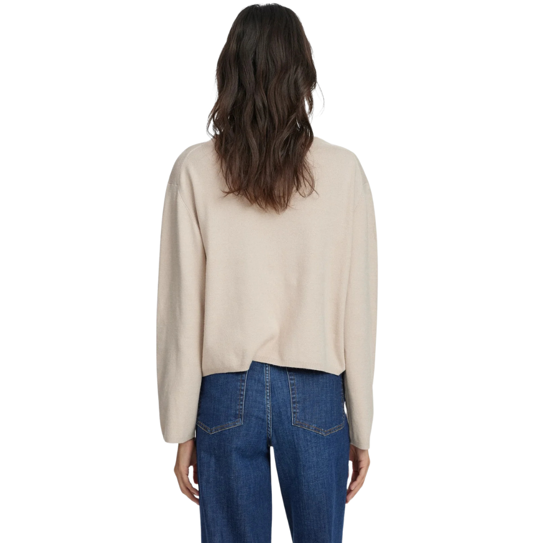 NÜMPH || NUCARMA CROP PULLOVER Grey Morn