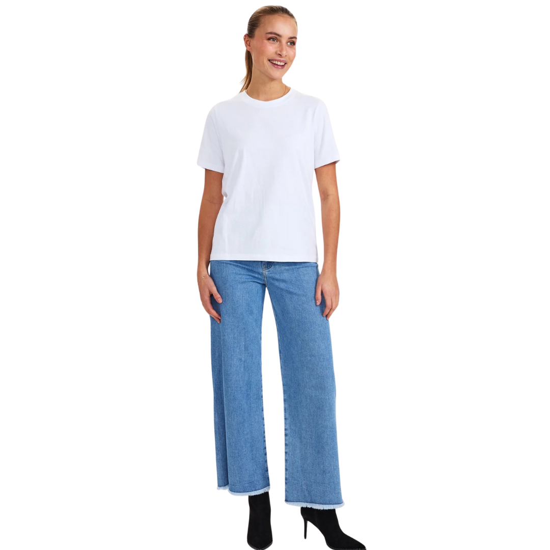NÜMPH || NUKAZUMI SS BLOUSE NOOS Bright White