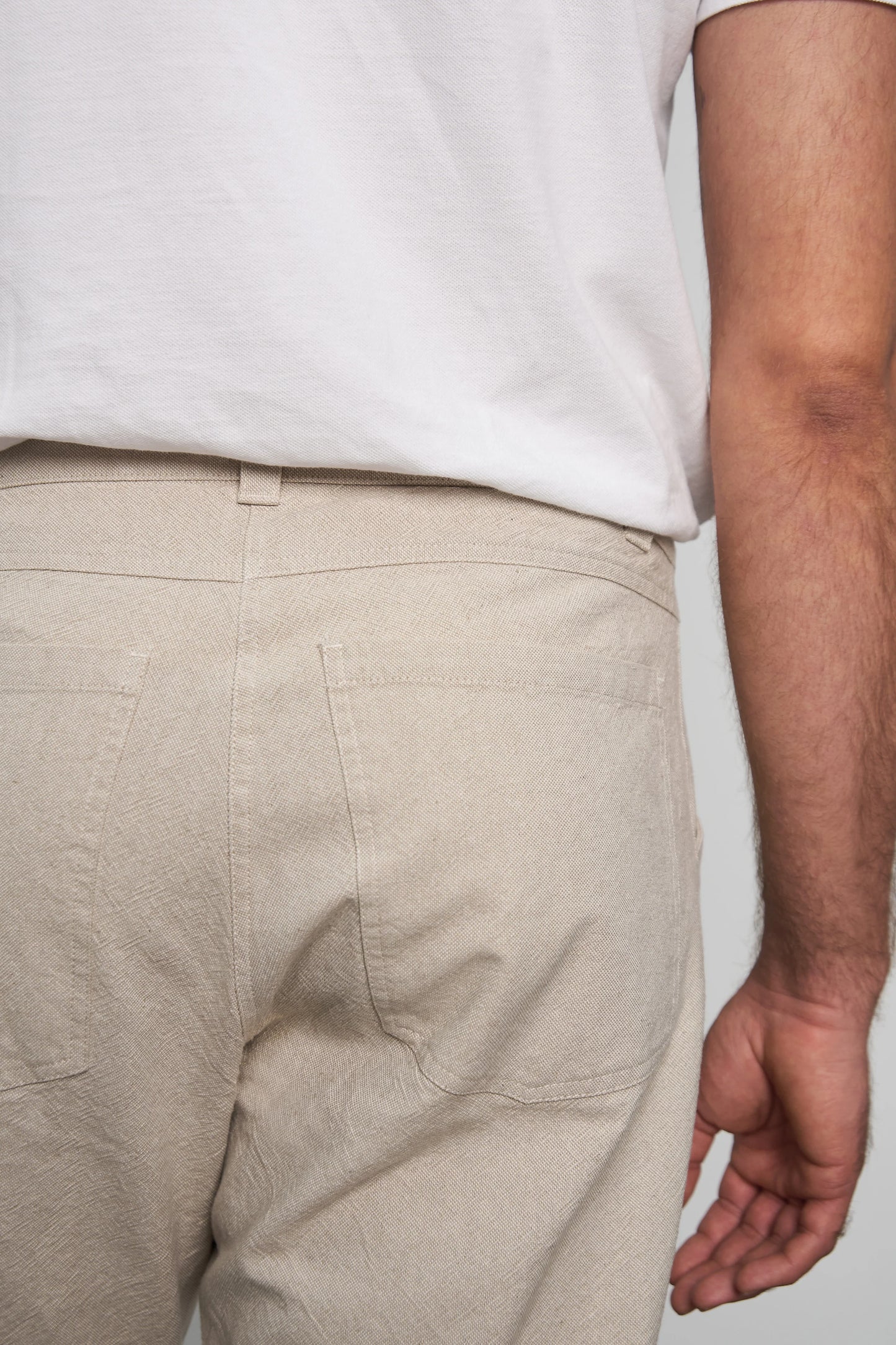 ABOUT COMPANIONS || OLF TROUSERS ECO CANVAS SAND