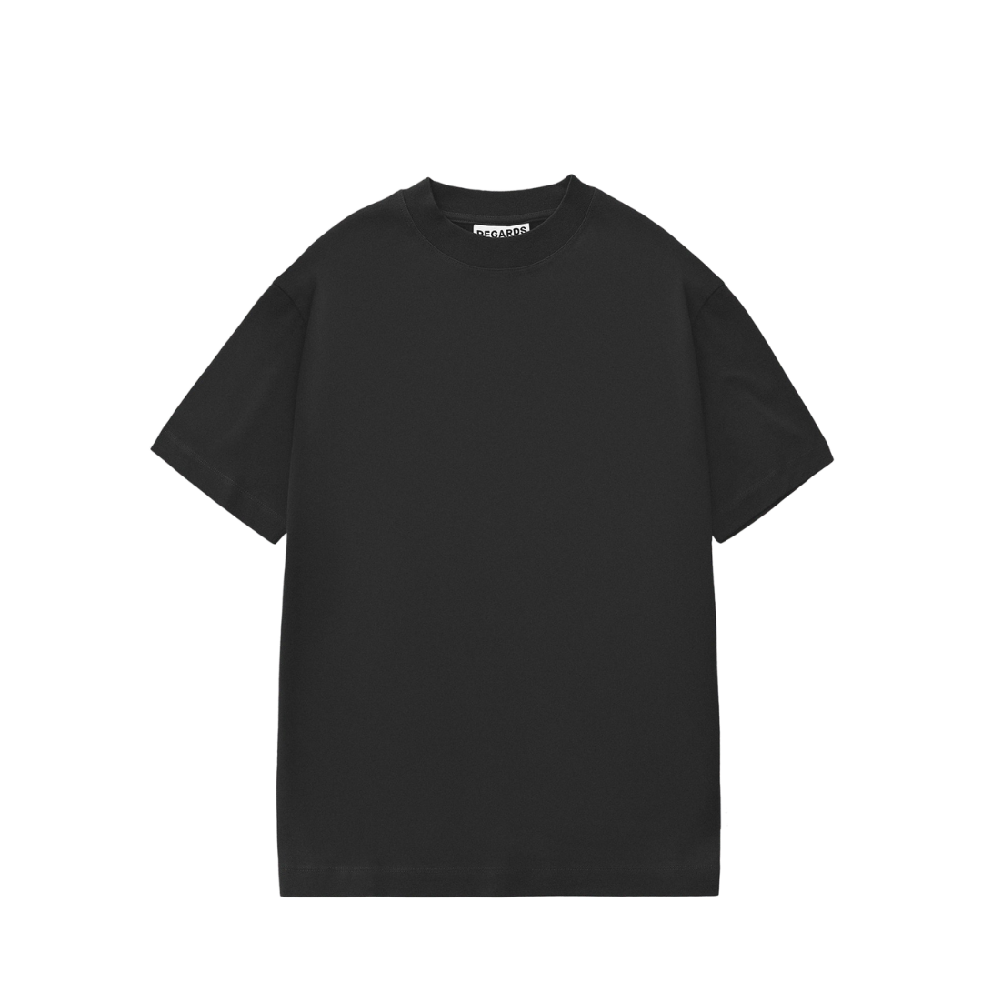 REGARDS || RELAXED TEE BLANK BLACK