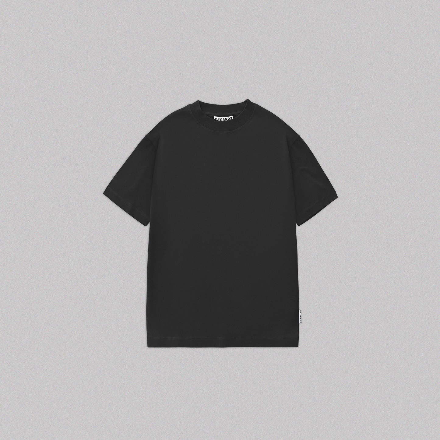 REGARDS || RELAXED TEE BLANK BLACK
