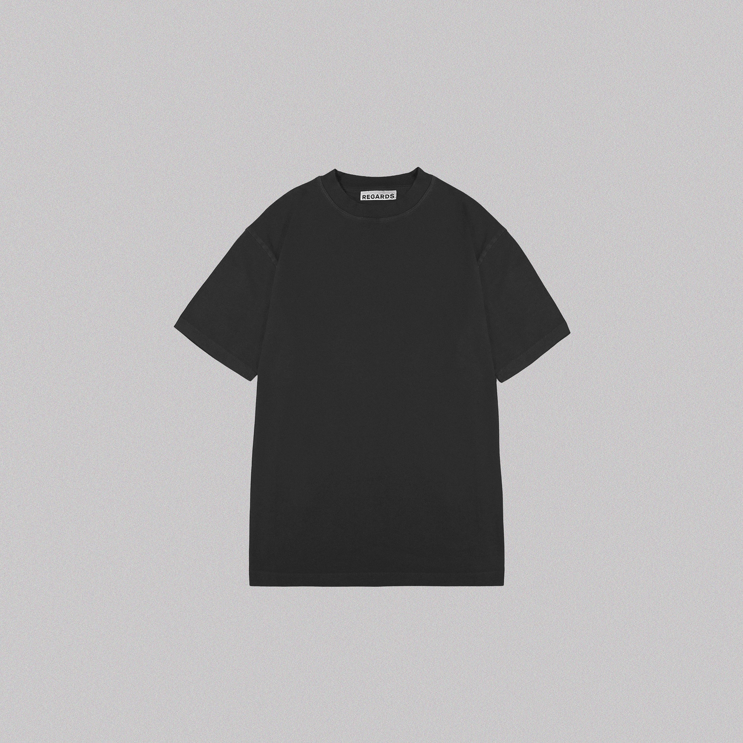 REGARDS || RELAXED TEE BLANK WASHED BLACK