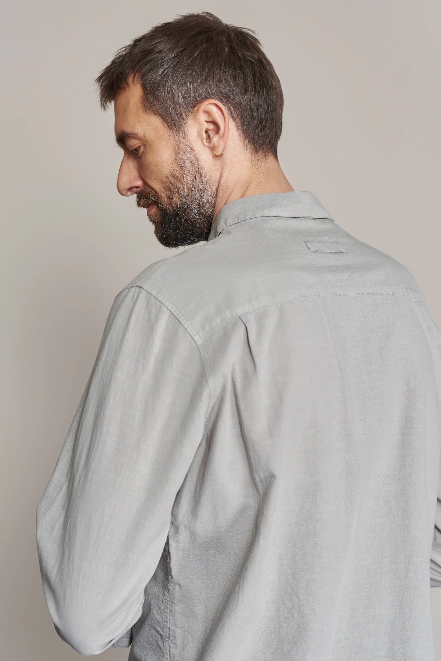 ABOUT COMPANIONS || SIMON SHIRT TENCEL LINEN REED