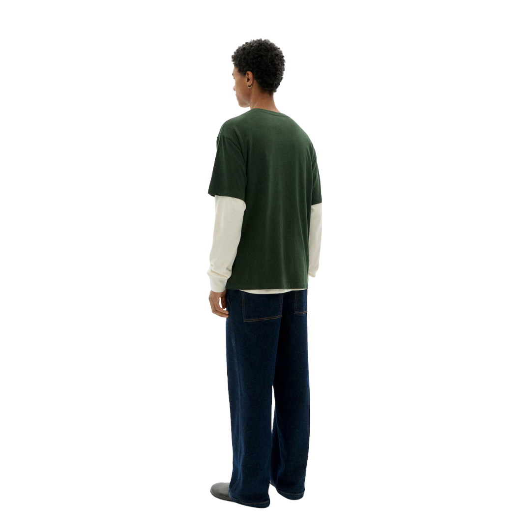 THINKING MU || HOUSE AARON TEE BOTTLE GREEN