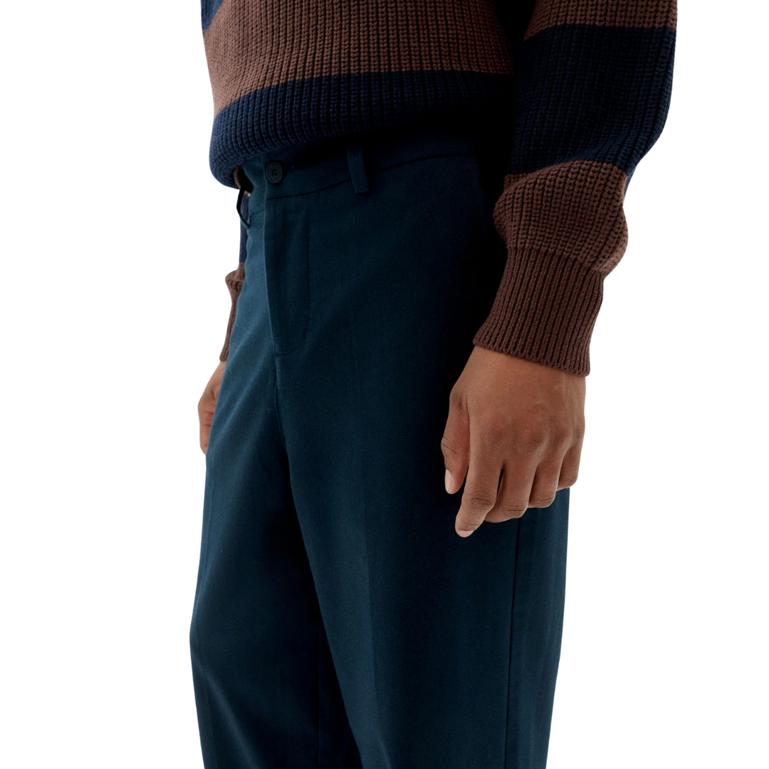 THINKING MU || MARC PANTS DARK NAVY