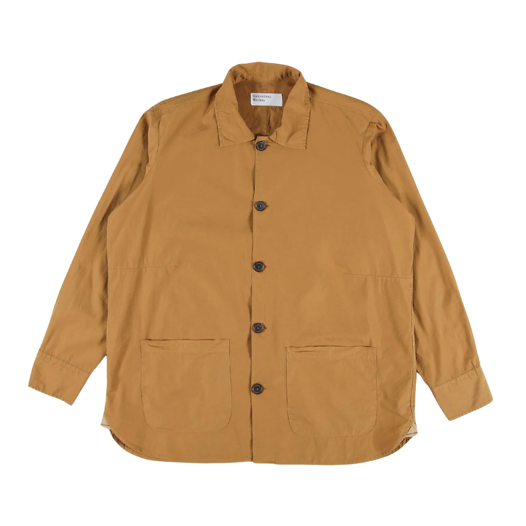 UNIVERSAL WORKS || TRAVAIL OVERSHIRT ORGANIC FINE POPELIN