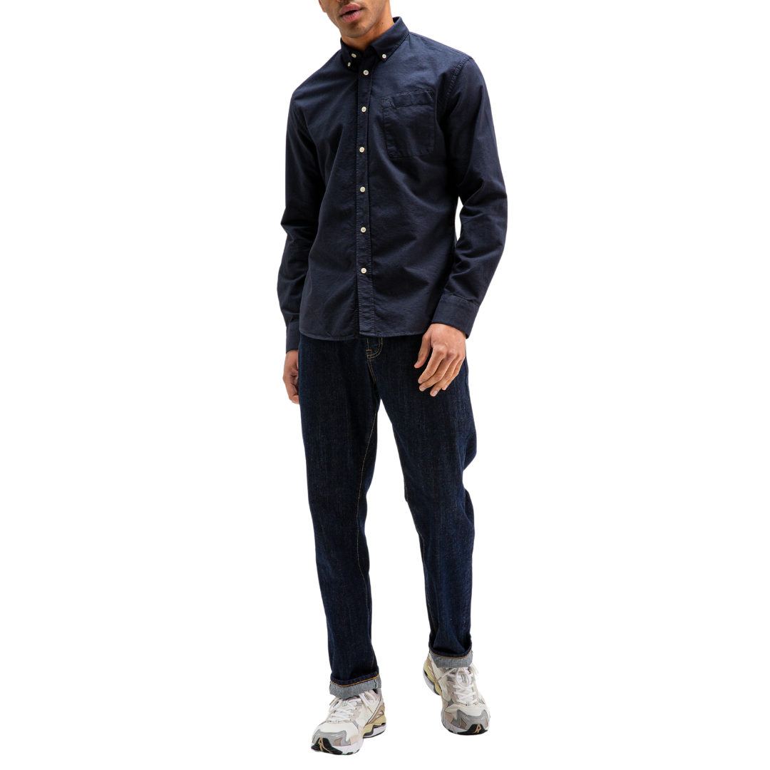 BUTCHER OF BLUE || AIDAN COTTON OXFORD SHIRT ALASKA BLUE