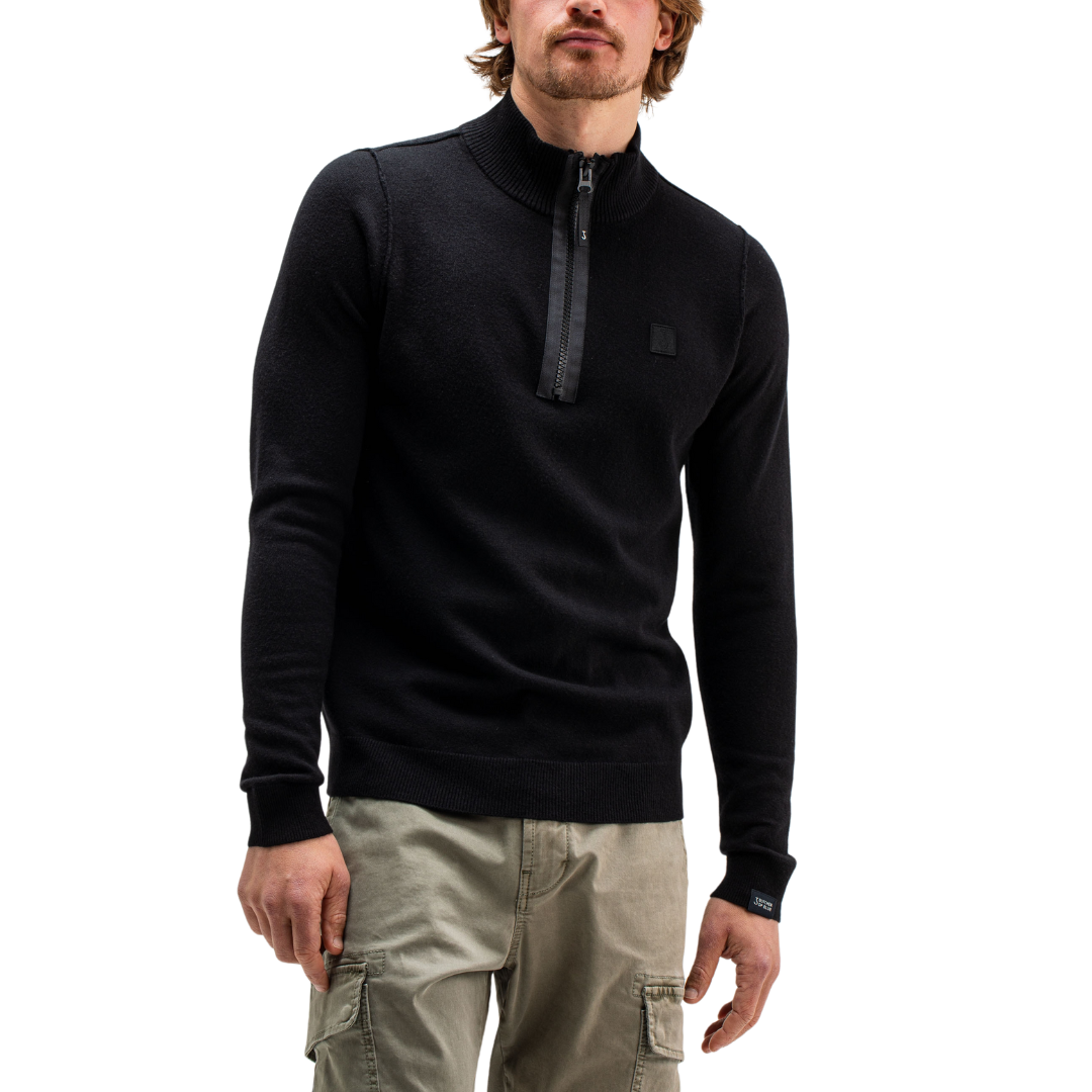 BUTCHER OF BLUE || CLIFDEN HALFZIP BLACK