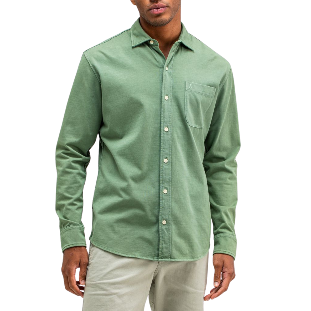 BUTCHER OF BLUE || ADIAN JERSEY SHIRT JADE GREEN