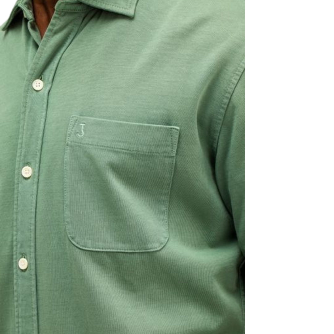 BUTCHER OF BLUE || ADIAN JERSEY SHIRT JADE GREEN
