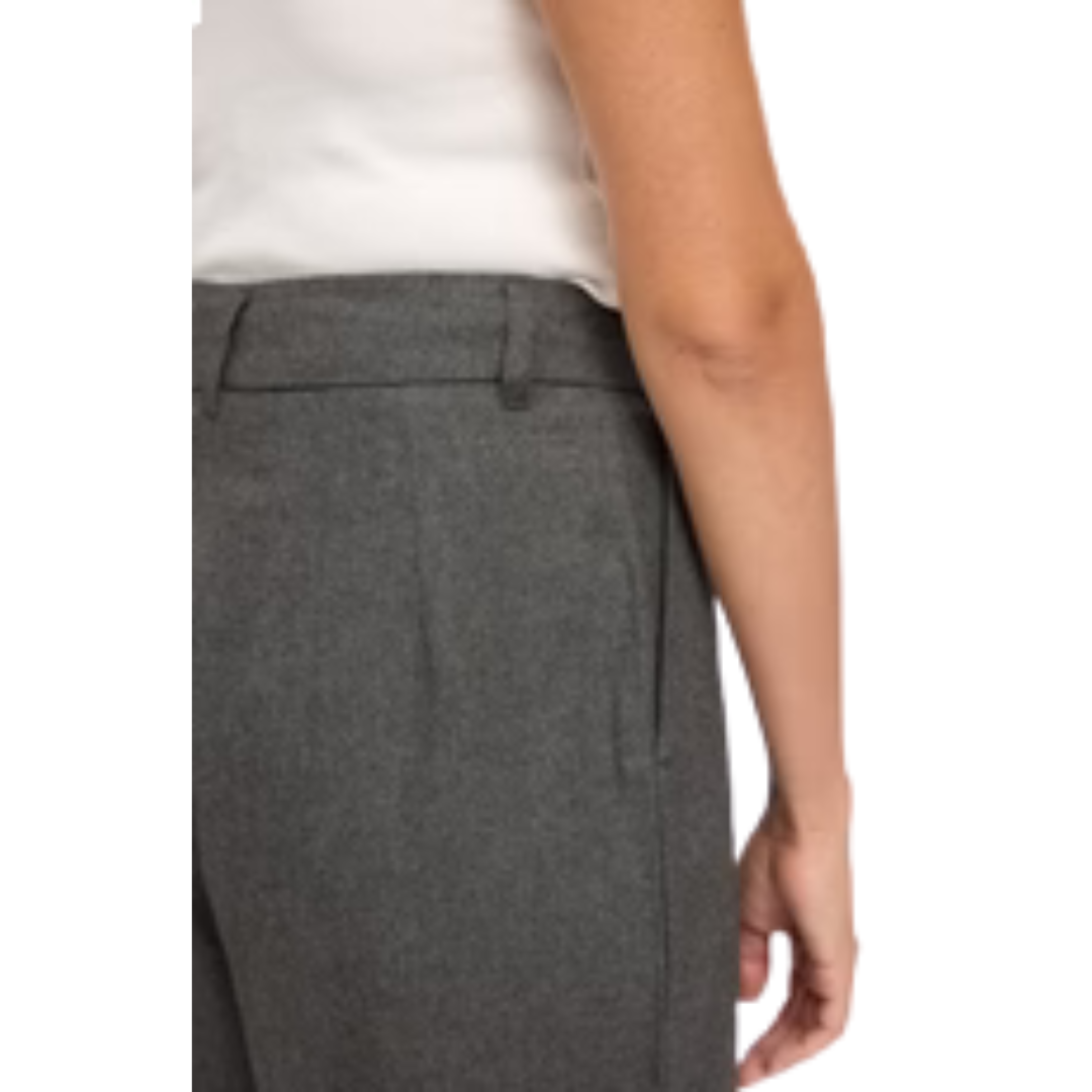 MAZINE || PLAEDET FLANNEL PANTS ANTHRACITE MEL