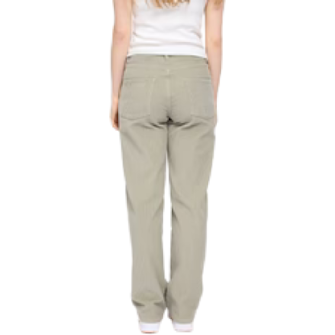 MAZINE || WIDE LEG CORDUROY PANTS light khaki