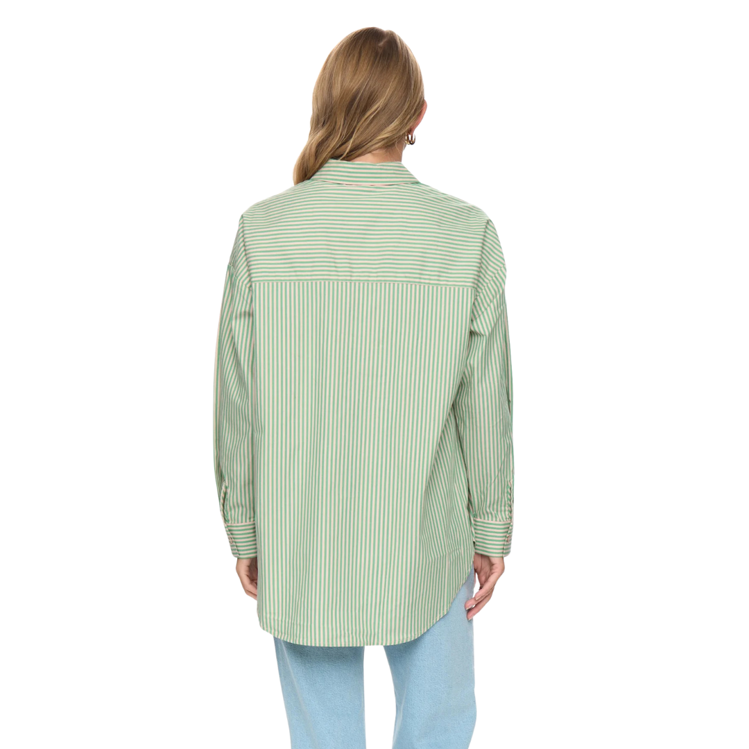 NÜMPH || NUHAILEY SHIRT W|O STONE VIBRANT GREEN