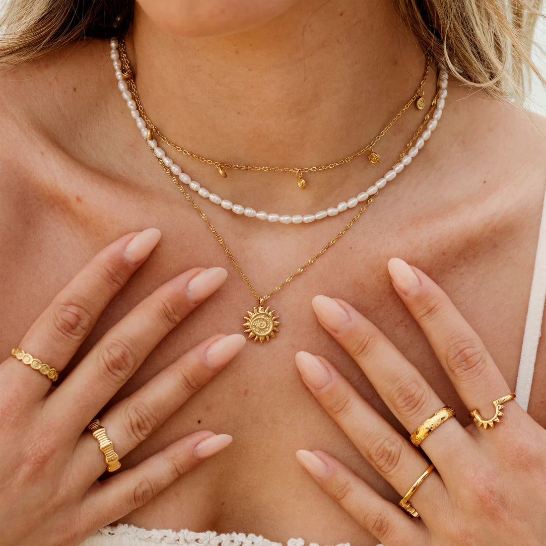 LUAMAYA || PERLITA CHOKER GOLD