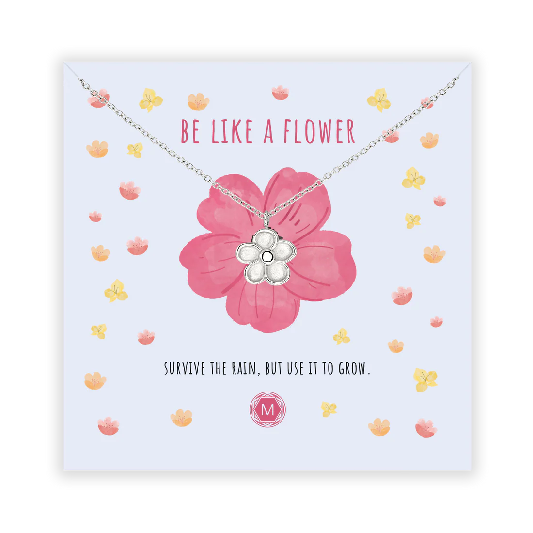LUAMAYA || BE LIKE A FLOWER NECKLACE SILBER