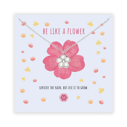 LUAMAYA || BE LIKE A FLOWER NECKLACE SILBER