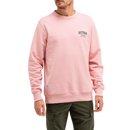 BUTCHER OF BLUE || ARMY COLLEGE CREW PINK FLAMINGO