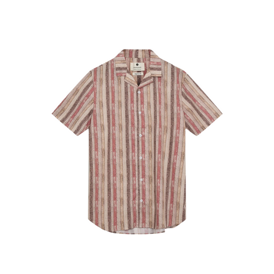 ANERKJENDT || AKLEO S/S POPLIN AOP SHIRT