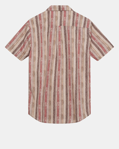 ANERKJENDT || AKLEO S/S POPLIN AOP SHIRT