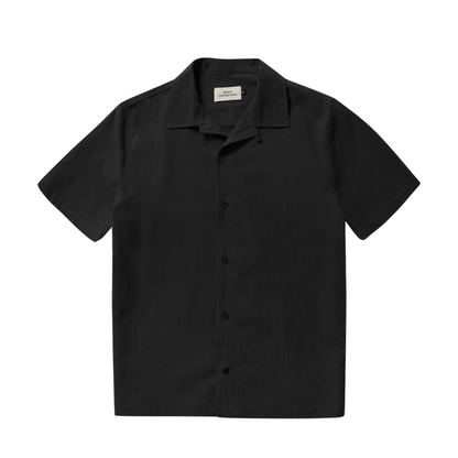 ABOUT COMPANIONS || KUNO SHIRT ECO CRINCLE BLACK