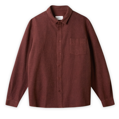 ABOUT COMPANIONS || SIMON SHIRT ECO FLANNEL BRICK