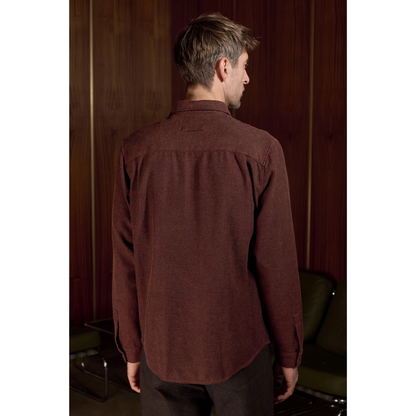 ABOUT COMPANIONS || SIMON SHIRT ECO FLANNEL BRICK