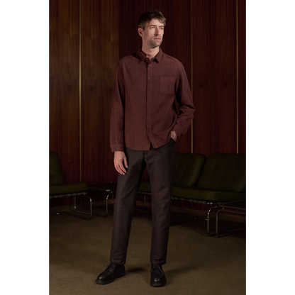 ABOUT COMPANIONS || SIMON SHIRT ECO FLANNEL BRICK