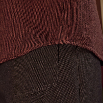 ABOUT COMPANIONS || SIMON SHIRT ECO FLANNEL BRICK