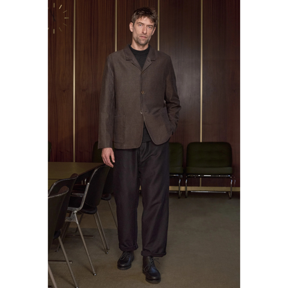 ABOUT COMPANIONS || WABAN WINTERLINEN TROUSERS BLACK