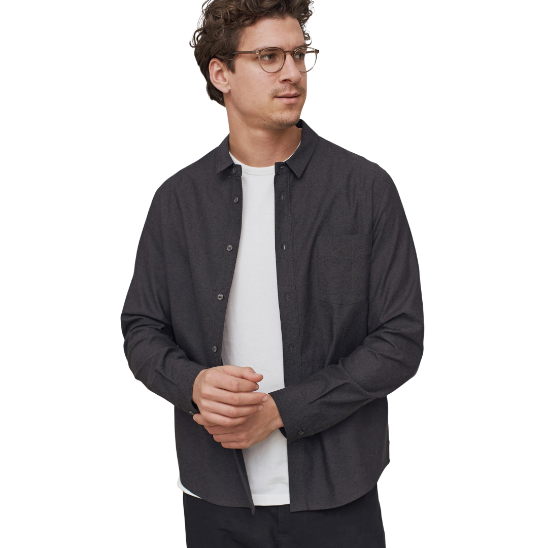 ABOUT COMPANIONS || SIMON SHIRT BLACK