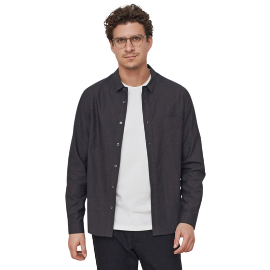 ABOUT COMPANIONS || SIMON SHIRT BLACK