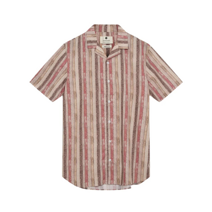 ANERKJENDT || AKLEO S/S POPLIN AOP SHIRT