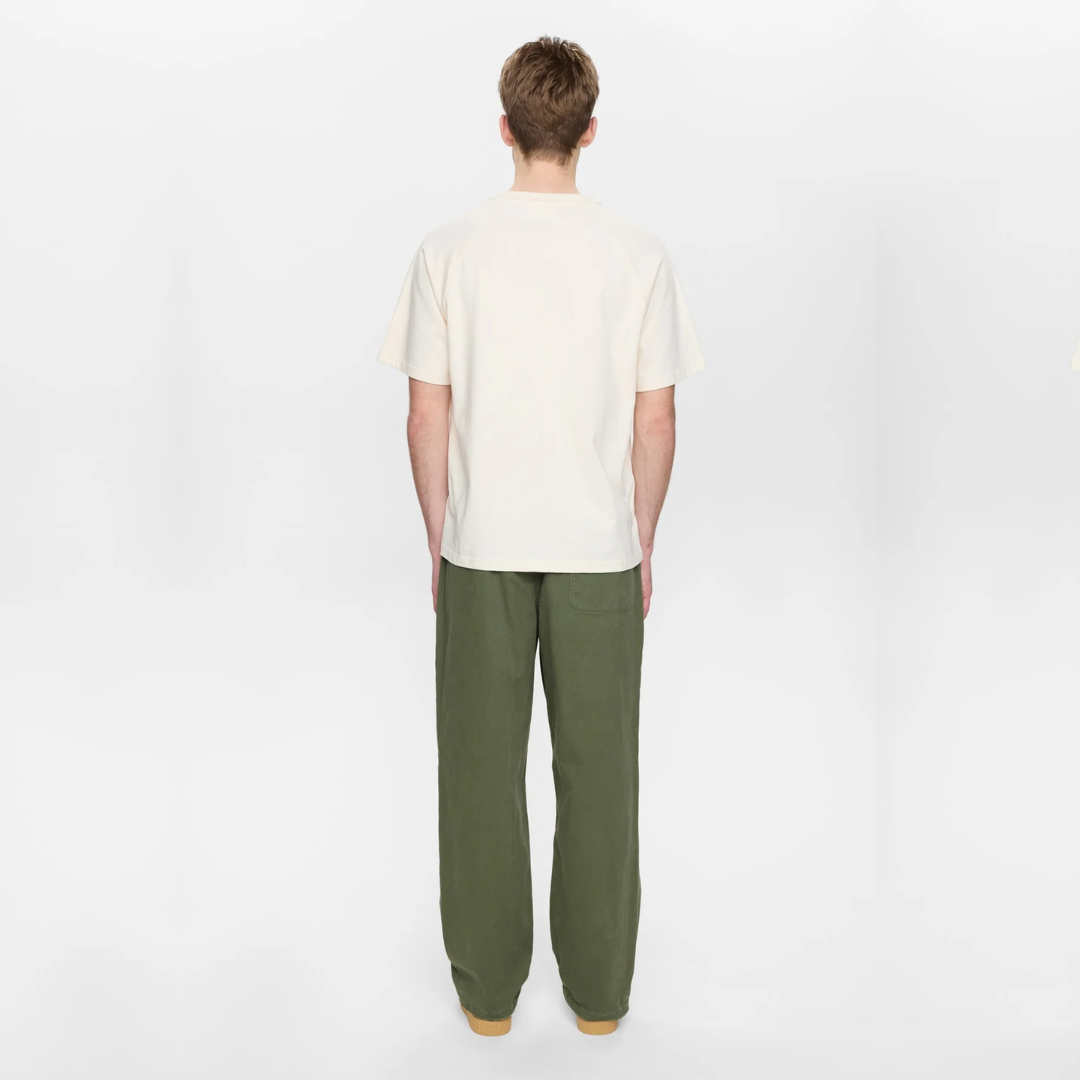 ANERKJENDT || AKJAKOB FATIQUE COTTON PANTS INCENSE