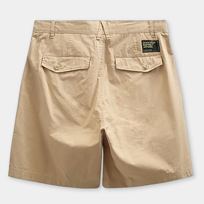 ANERKJENDT || AKJAN COTTON POPLIN SHORTS INCENSE
