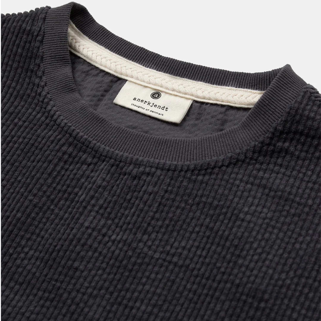 ANERKJENDT || AKVILLADS CORDUROY TEE INDIAN TEAL
