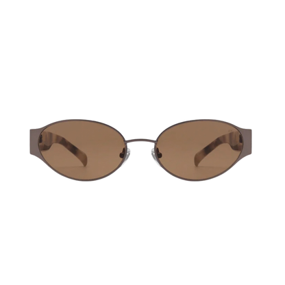 A.KJAERBEDE II BELLA GOLD MATTE BROWN COOKIE DOUGH