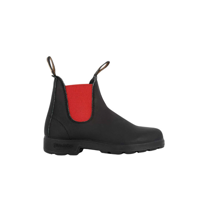 BLUNDSTONE || 508 COLOURED ELASTIC SIDE BLACK RED