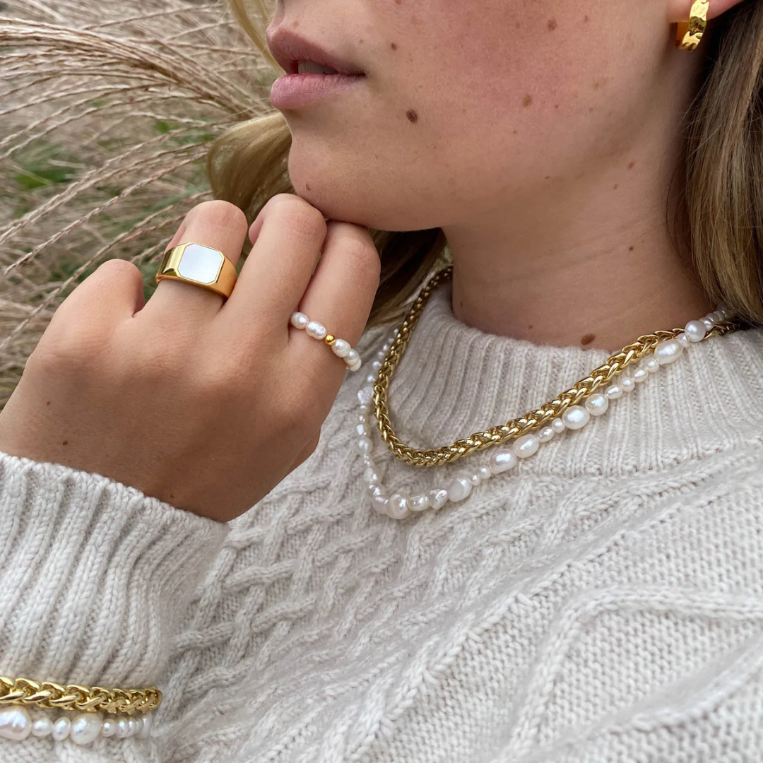 BRANDLINGER || HALSKETTE AMSTERDAM GOLD