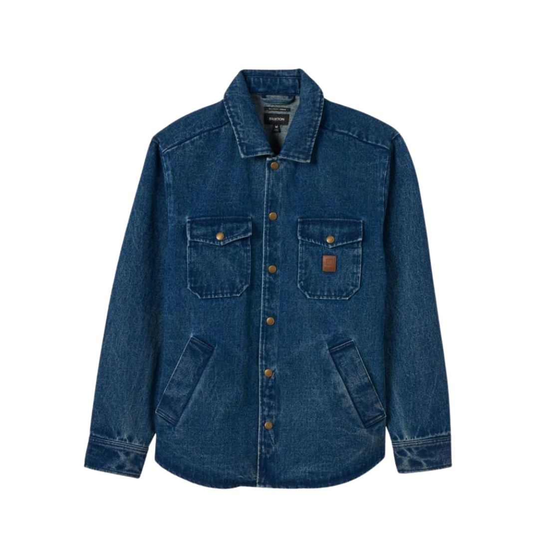 BRIXTON || DURHAM JKT MEDIUM WASH INDIGO