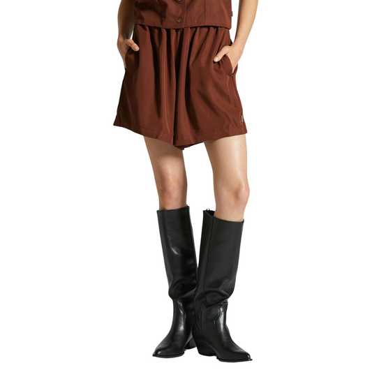 BRIXTON || POLANCO SHORT SEPIA