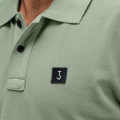 BUTCHER OF BLUE || ARMY PIQUE POLO JADE GREEN