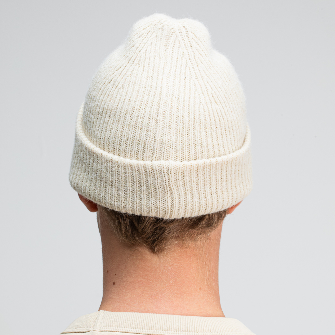 BUTCHER OF BLUE || ARMY WOOL HOOK BEANIE BEIGE GREY