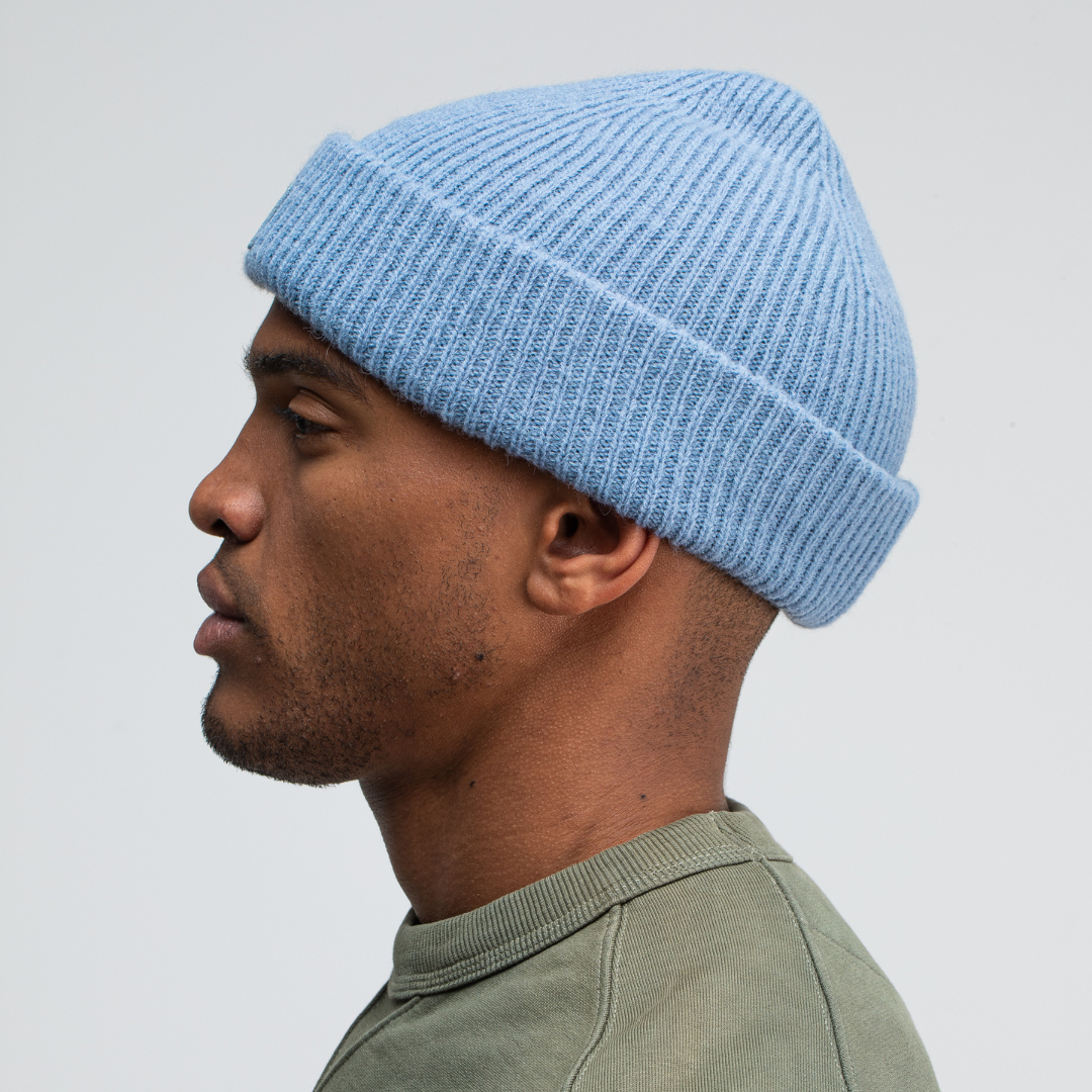 BUTCHER OF BLUE || ARMY WOOL HOOK BEANIE HORIZON BLUE