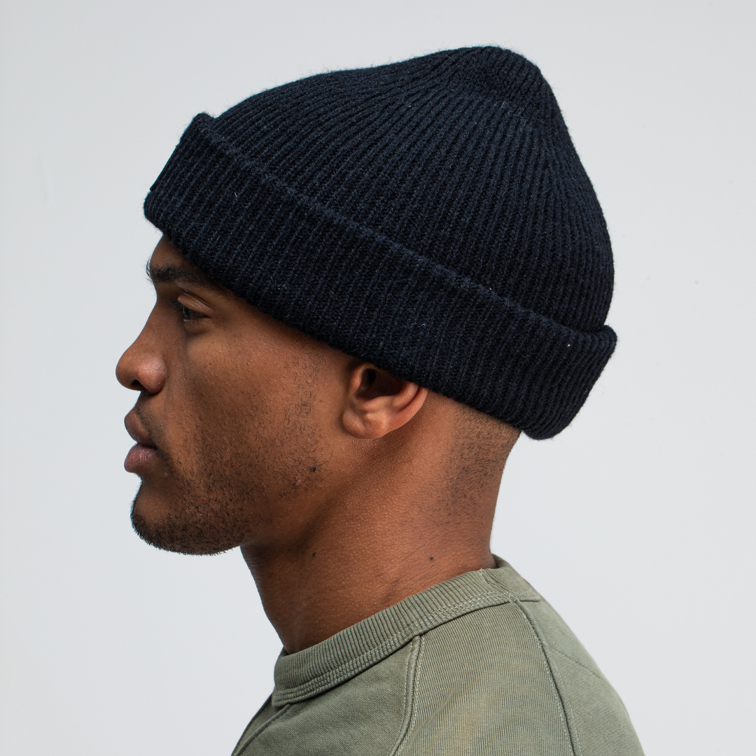 BUTCHER OF BLUE || ARMY WOOL HOOK BEANIE MONTEGO BLACK