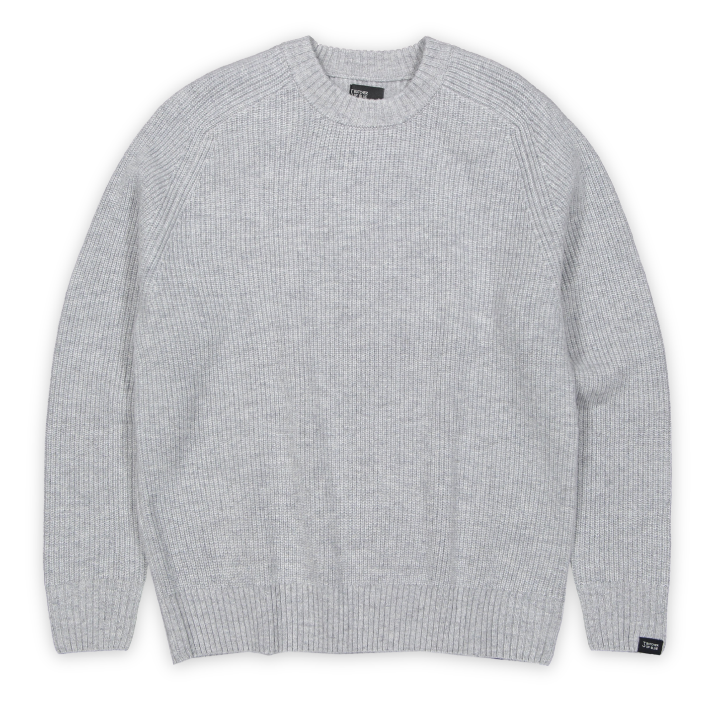 BUTCHER OF BLUE || CARTER KNIT CREW GREY MELANGE