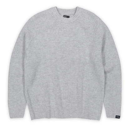 BUTCHER OF BLUE || CARTER KNIT CREW GREY MELANGE
