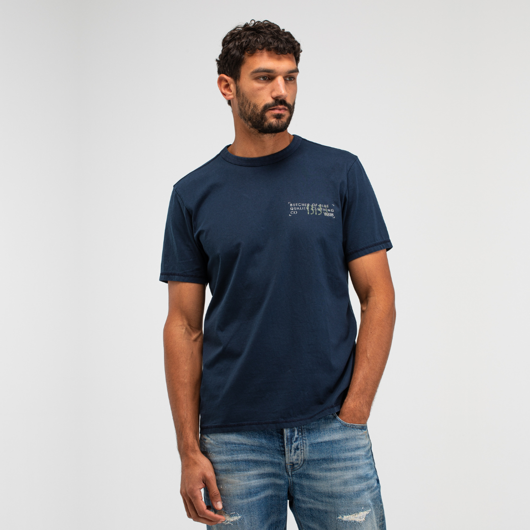 BUTCHER OF BLUE || CLASSIC BOX TEE ALASKA BLUE