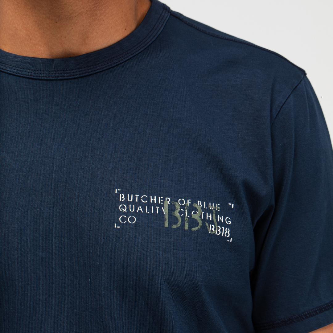 BUTCHER OF BLUE || CLASSIC BOX TEE ALASKA BLUE